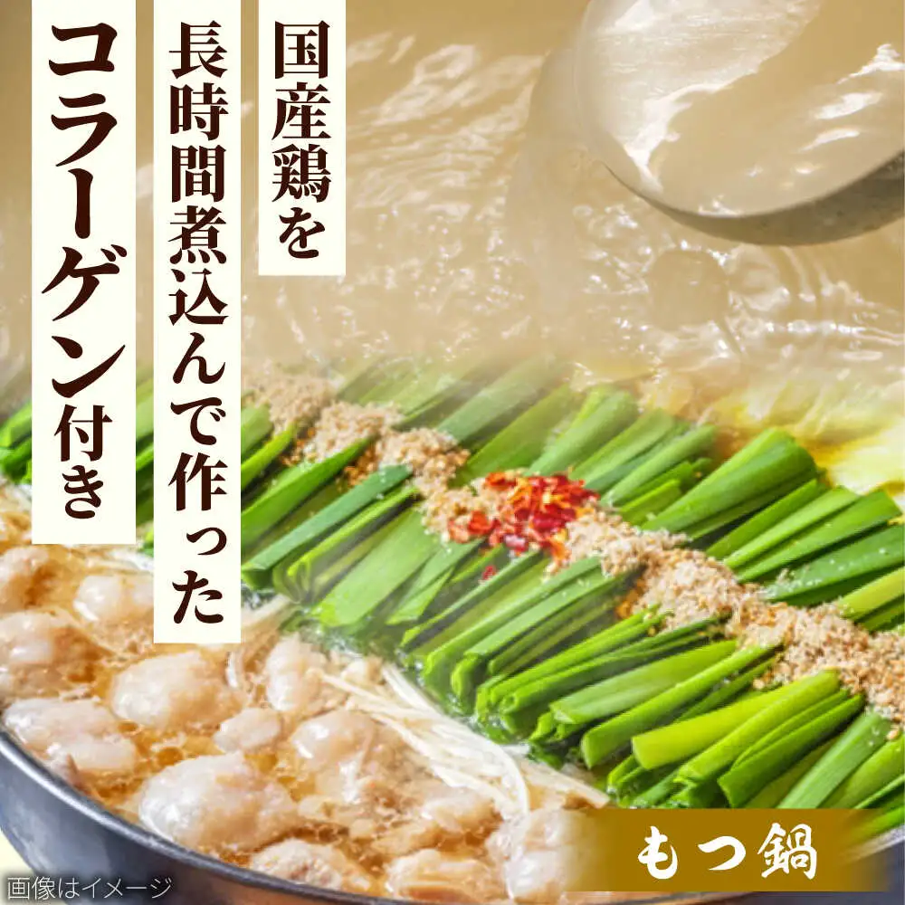 「上田商店」博多もつ鍋セット(白味噌/3人前)[BGAD055]もつなべ味噌
