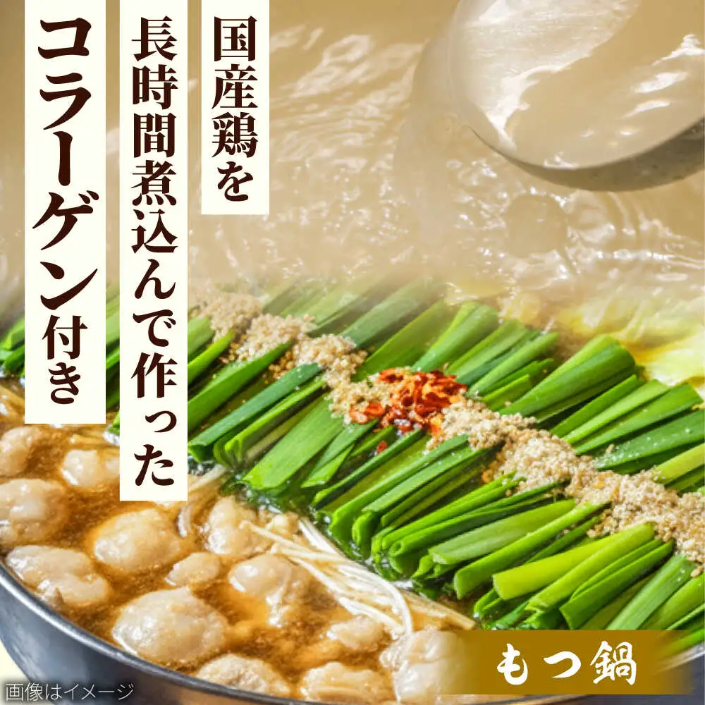 「上田商店」博多もつ鍋セット(醤油/3人前)[BGAD057]もつなべ醤油