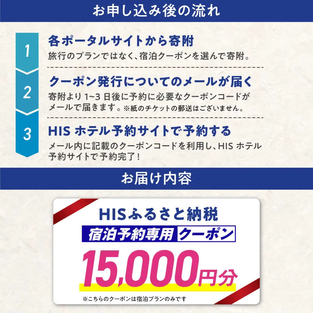 旅行 【HIS】ふるさと納税宿泊予約専用クーポン15,000円分（島根県松江市） 寄附額5万円 島根県松江市/株式会社エイチ・アイ・エス[ALHT005] 旅行 旅行