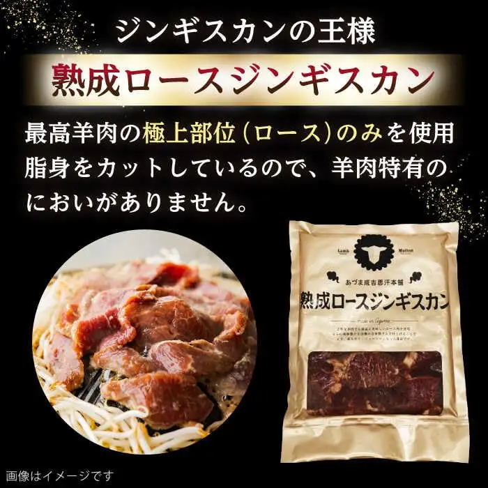 【隔月全2回定期便】ジンギスカン2種セット 計1.6kg（あづまジンギスカン400gx2・熟成ロース400gx2）【Bセット】《厚真町》【有限会社市原精肉店】 ジンギスカン 羊肉 マトン ロース 焼肉用 味付き 小分け 冷凍配送 北海道 [AXAA037]