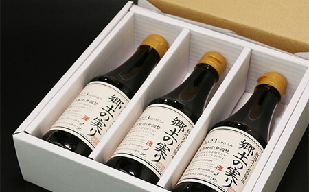 70-12A新潟県産醤油 郷土の実り 360ml×3本