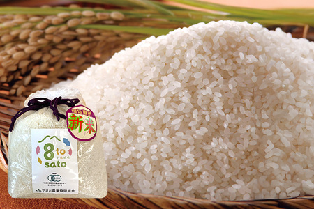 【令和7年産】こしひかり「やとさと」3kg 有機米 　精米　コシヒカリ 白米 お米 こめ 有機栽培 減農薬 精米 産地直送 ごはん ご飯 炊きたて 有機 米 ストック用 家庭用 ご自宅用 茨城県 石岡市 (A37-001)
