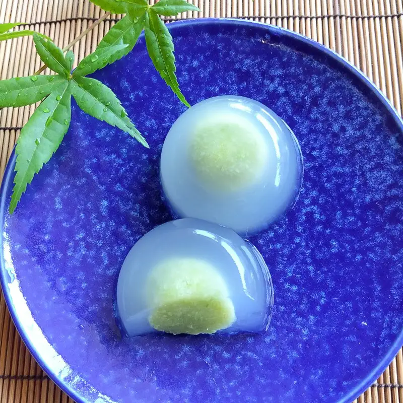 上越産 枝豆あん 水まんじゅう 6個入 水まんじゅう