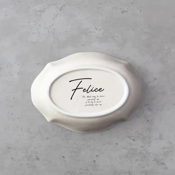 【美濃焼】fiorire-フィオリーレ-オーバルボウル3点セット（ivory）【Felice-フェリーチェ-藤田陶器】 皿 楕円皿 食器 [MBX119]