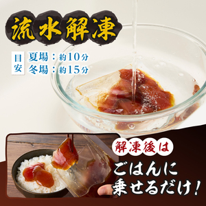 かつお船漁師のまかない漬け丼の具（120g×6P） (a10-1233)