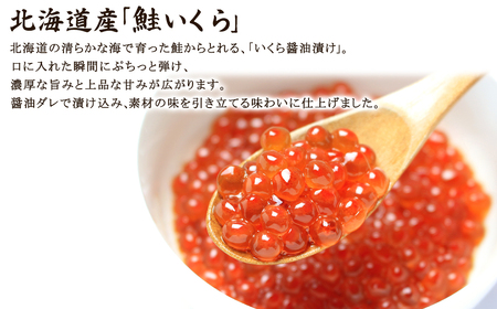 【北海道産】うにいくらセット ふり塩うに100g いくら醤油漬け100g キタムラサキウニ 鮭いくら うにいくら丼 おうちで海鮮丼セット
