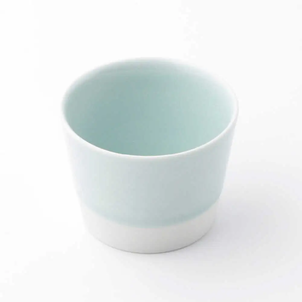 【波佐見焼】【essence】es cup 〈S〉 青磁釉 5点セット【西海陶器】[OA457]