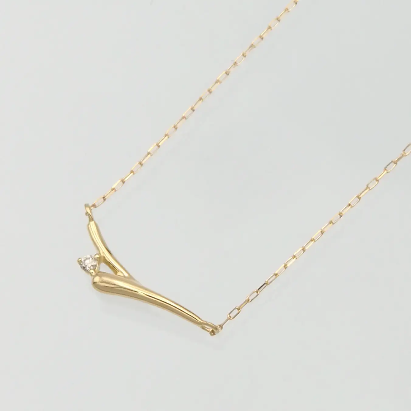 K18 0.01ct ダイヤモンド ペンダントネックレス HH-019748 SWBT014-k18