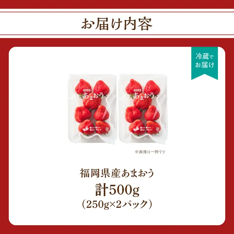 福岡県産あまおう 250g×2パック【2027年3月発送開始】＜配送不可：離島＞ あまおう いちご 苺 イチゴ 福岡県 八女市 137-005