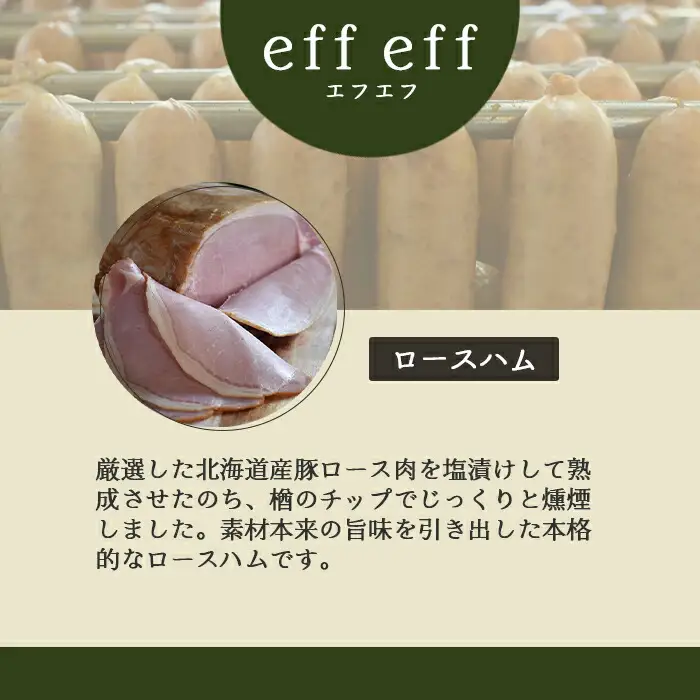 【北海道産豚肉使用】特選ロースハム Dセット（600g）【2415501】