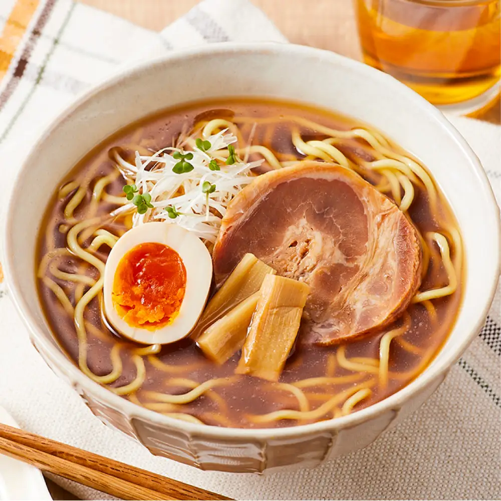 工場直送！！北海道産小麦１００％使用熟成ちぢれ乾燥ラーメン4食入り スープ付き EB8-0442