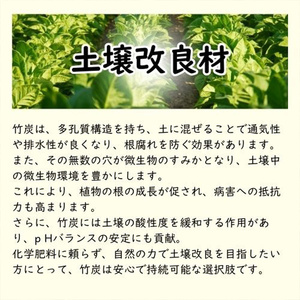 竹炭 未粉砕 120L 土壌改良 園芸 消臭 調湿効果 [0606]