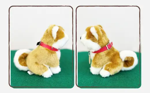 ＜よちよちあきた＞秋田犬3種セットSサイズ（赤・白・虎）　【130P7309】【秋田犬保存会】