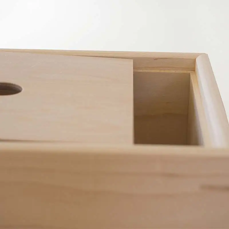 旭川家具 コサイン ティッシュボックス 北海道タモ HOKKAIDO WOOD インテリア 木工 工芸品 F6S-515