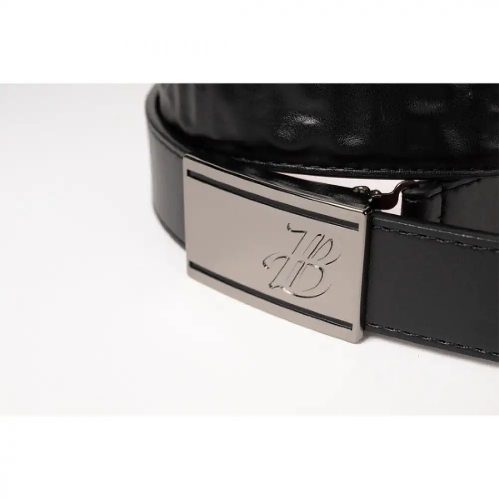 BUNCUREY　ローラーバックルベルト（BM23SS-08-023）〈ホワイト〉