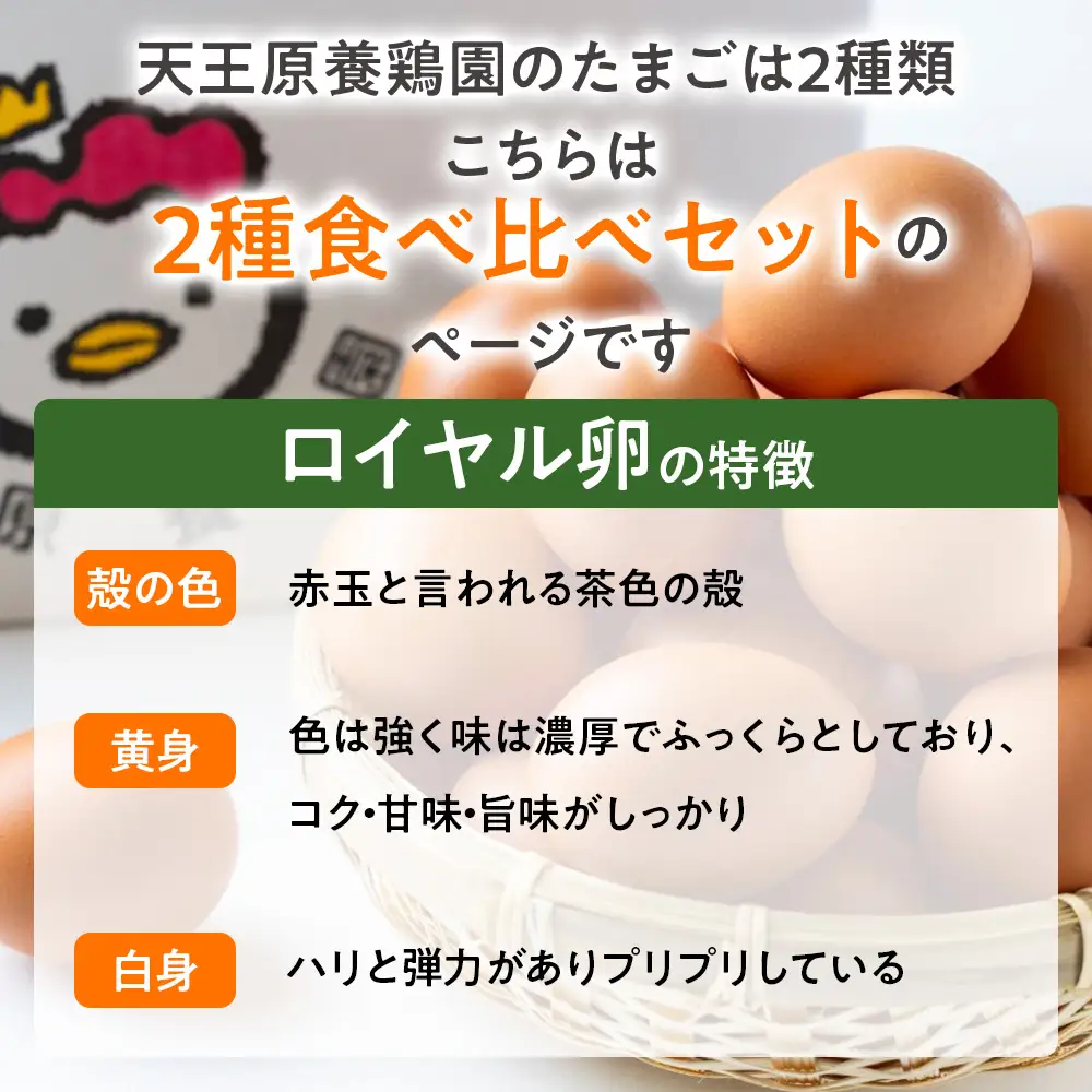 【定期便】2回定期 【天王原のたまご】 サクセス卵50個/ロイヤル卵50個