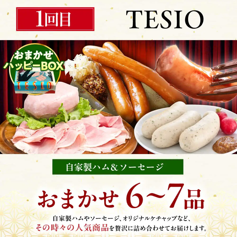 【全3回定期便】ビールと相性抜群！沖縄のおつまみセット【沖縄市】ビール 酒 おつまみ / TESIO（株式会社ヒネエル） / だるまそば / お肉屋本店[BCZZ021]