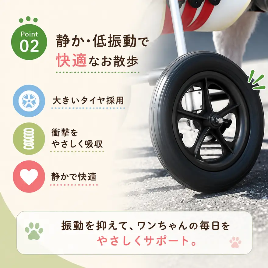 犬用車椅子 小型犬用 二輪 犬用車椅子【背丈23〜35cm 体重8kg以下】【要事前相談】