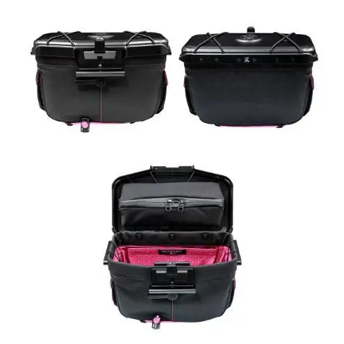 ライドオンバッグ ブラック/ピンク ステムボルト専用マウント ライドオンバッグ【R+Bag-BKPK-BOLT】【セット品】