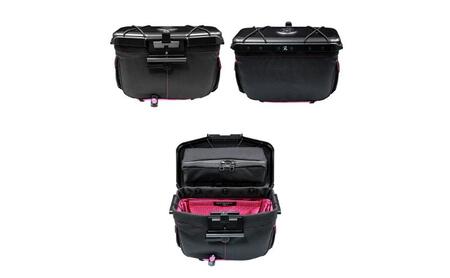 ライドオンバッグ ブラック/ピンク ブロンプトン専用マウント ライドオンバッグ【R+Bag-BKPK-BROMPTON】【セット品】