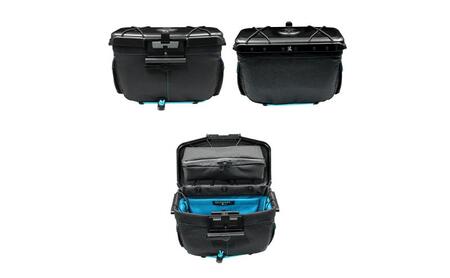 ライドオンバッグ ブラック/ターコイズ ブロンプトンマウント ライドオンバッグ【R+Bag-BKTQ-BROMPTON】【セット品】