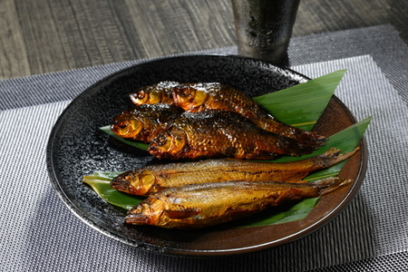 遊水地 鮒甘露煮 (305g)・子持ち鮎 (4尾) の甘露煮詰合せ ～味一筋真心こめて～ | 鮒の甘露煮 鮒 フナ ふな 鮎の甘露煮 鮎 アユ あゆ 甘い 甘露煮 かんろに カンロニ ご飯のお供 贈答 ギフト 茨城県 古河市 百年フード _BC12