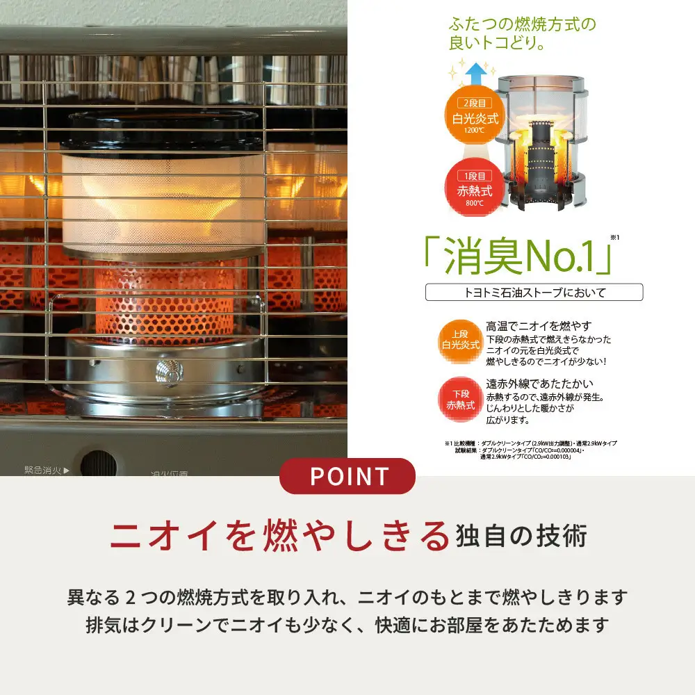 トヨトミ「反射形石油ストーブ RC-NW36(グレージュ)」