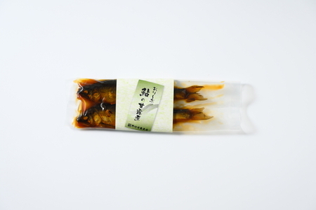 おりーぶ鮎の甘露煮 6尾 ～味一筋真心こめて～ | 鮎の甘露煮 鮎 アユ あゆ 甘露煮 かんろに カンロニ 甘い ご飯のお供 贈答 ギフト 茨城県 古河市 _BC16