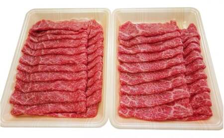「いしかわ牛」または「福島牛」モモ肉 しゃぶしゃぶ用 400g×1 肉 牛肉 国産 和牛 黒毛和牛 牛もも肉 福島県 FT18-194