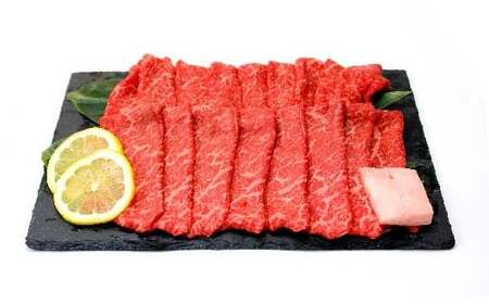 「いしかわ牛」または「福島牛」モモ肉 すき焼き用 400g×1  肉 牛肉 国産 和牛 黒毛和牛 牛もも肉 福島県 玉 FT18-196