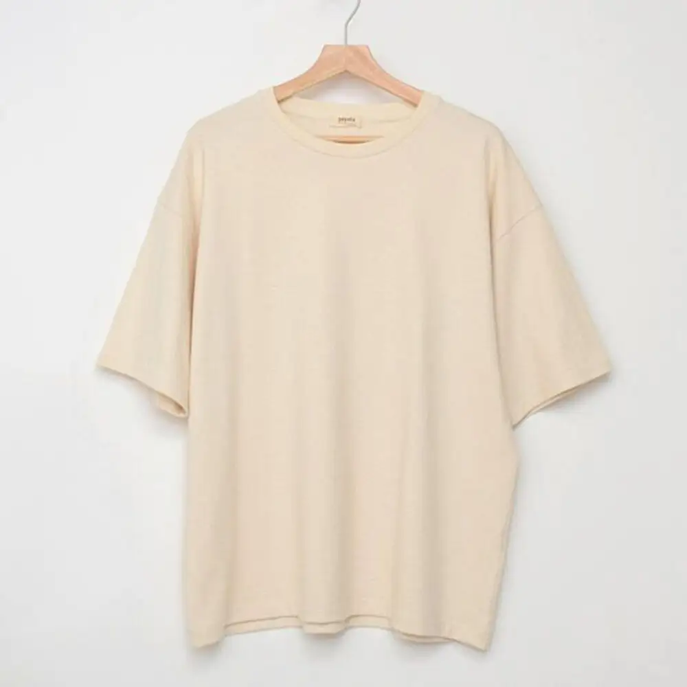 nayuta オーガニックコットン ベーシックTシャツ HW10／1 生成【L】ユニセックス  秋田県 大仙市