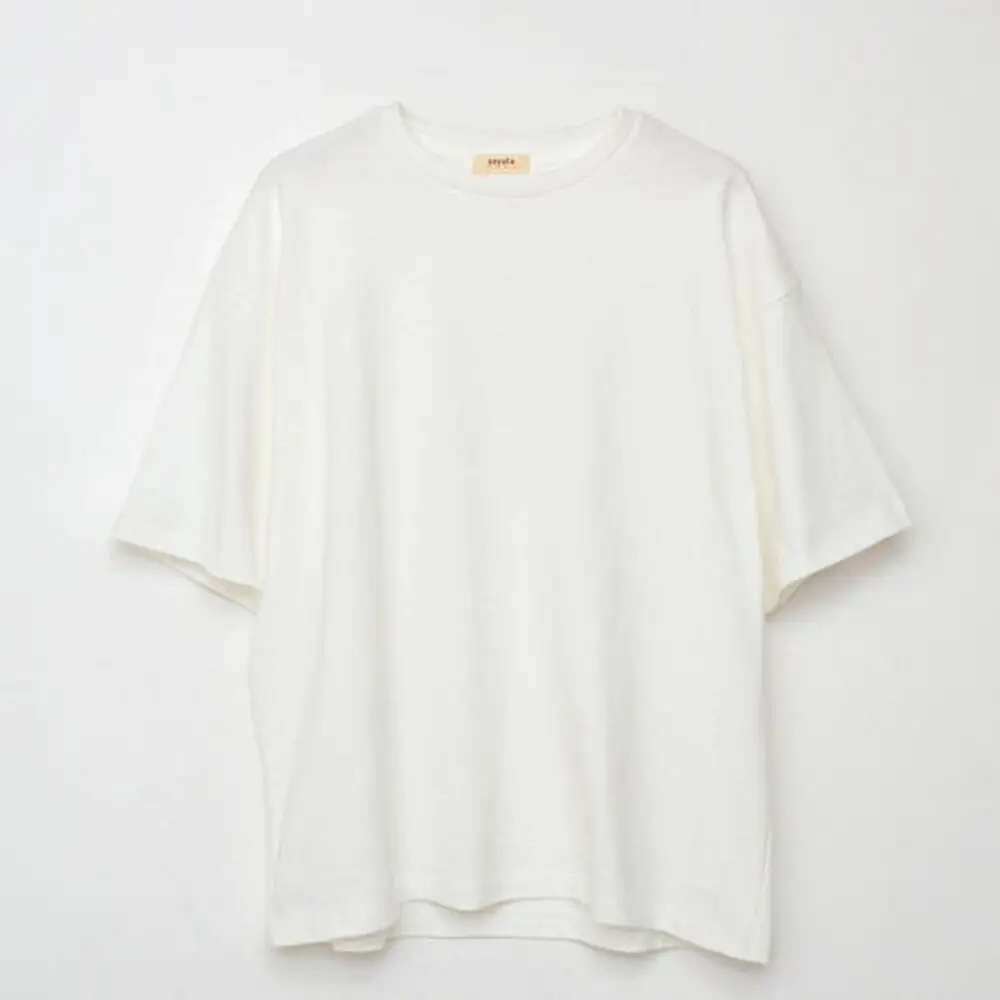nayuta オーガニックコットン ベーシックTシャツ HW10／1 オフホワイト【L】ユニセックス  秋田県 大仙市