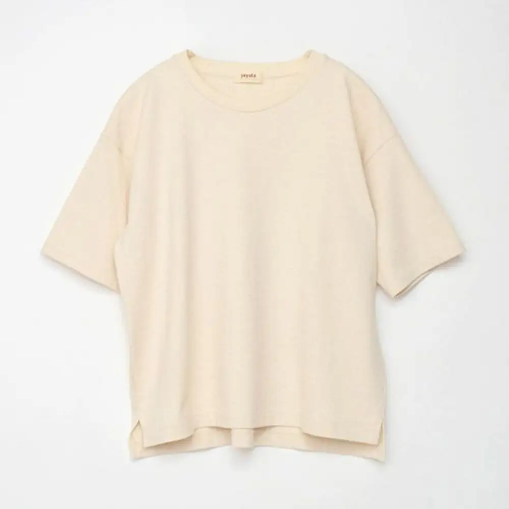 nayuta オーガニックコットン レディース コンパクトTシャツ HW10／1 生成 【M】 秋田県 大仙市