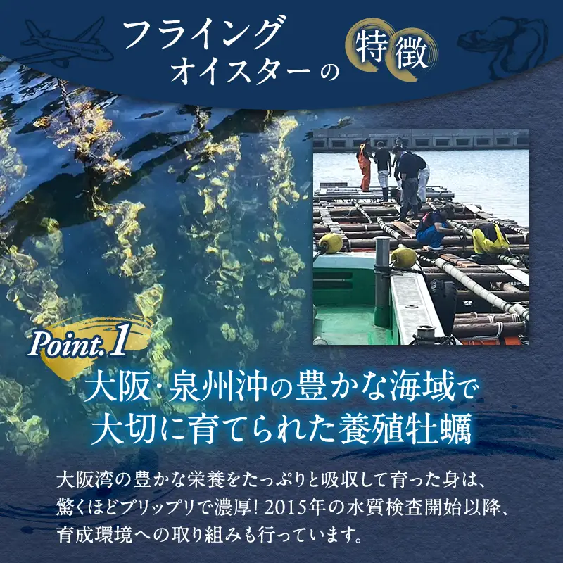 殻付き 牡蠣 1kg 加熱用 生牡蠣【先行予約】フライングオイスター