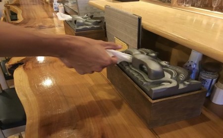 鬼瓦ティッシュケース ２個セット（笑顔、睨み顔）H104-027