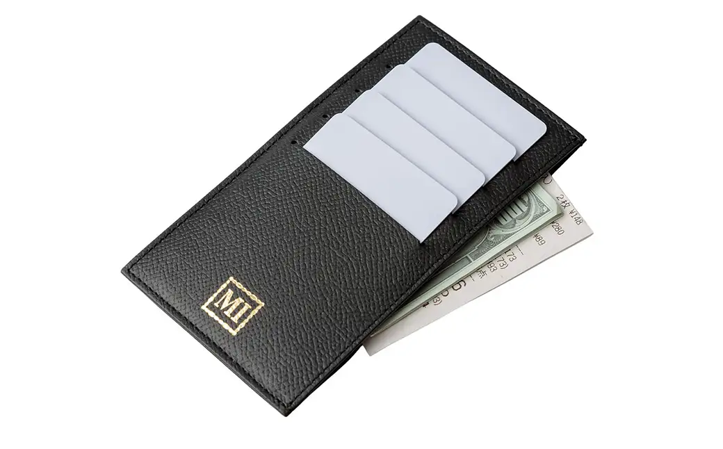 豊岡財布 ウォレットイン カードホルダー ドイツ製本革使用 ブラック ZCD02 / カードケース  革 革小物 コンパクト 長財布に収まる  シンプル デザイン 無地 マスミ鞄嚢