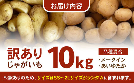 【訳あり】ジャガイモ(品種ミックス)　10kg / 諫早市 / 未来ファーム[AHEY005]