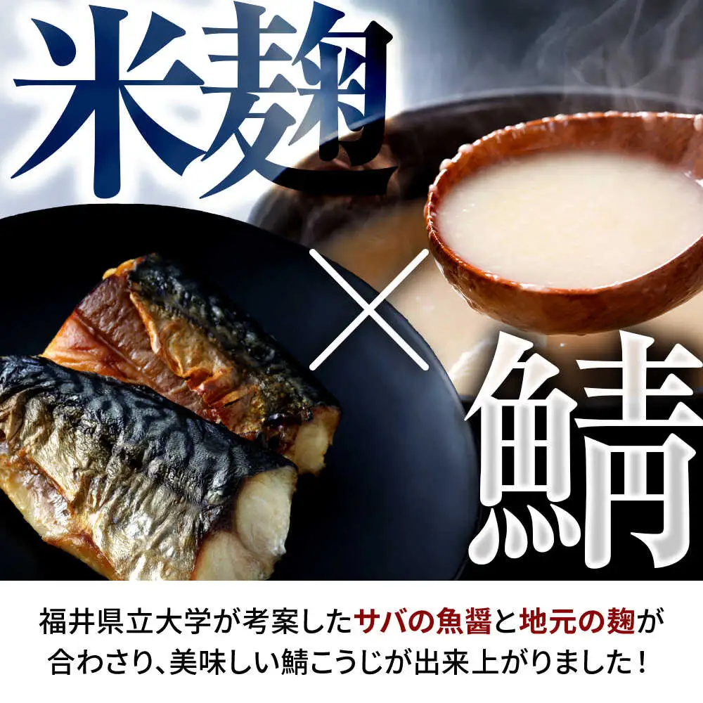 鯖こうじ 100g×2個 福井県小浜発 魚醤仕込みの醤油麹 国産コシヒカリ米麹使用 / ご飯のお供 万能調味料 発酵食品 小浜市 / タカノ[BFEF010]