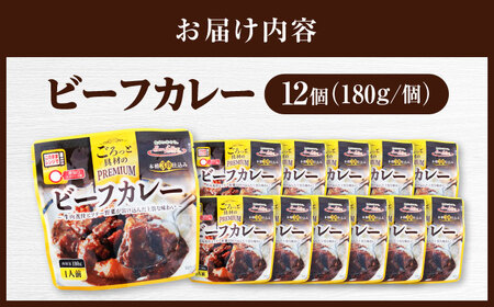 San felice ビーフカレー×12パック　愛媛県大洲市/一般社団法人キタ・マネジメント（大洲まちの駅あさもや）ビーフカレー 常温 洋食 簡単調理 煮込み料理 備蓄食材[AGCP823]