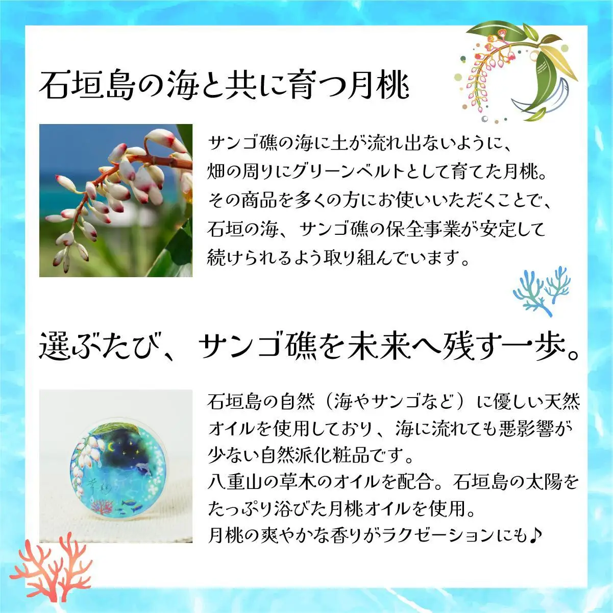 幸－美彩－さちちゅらいろ 月桃バーム（30g）OA-02