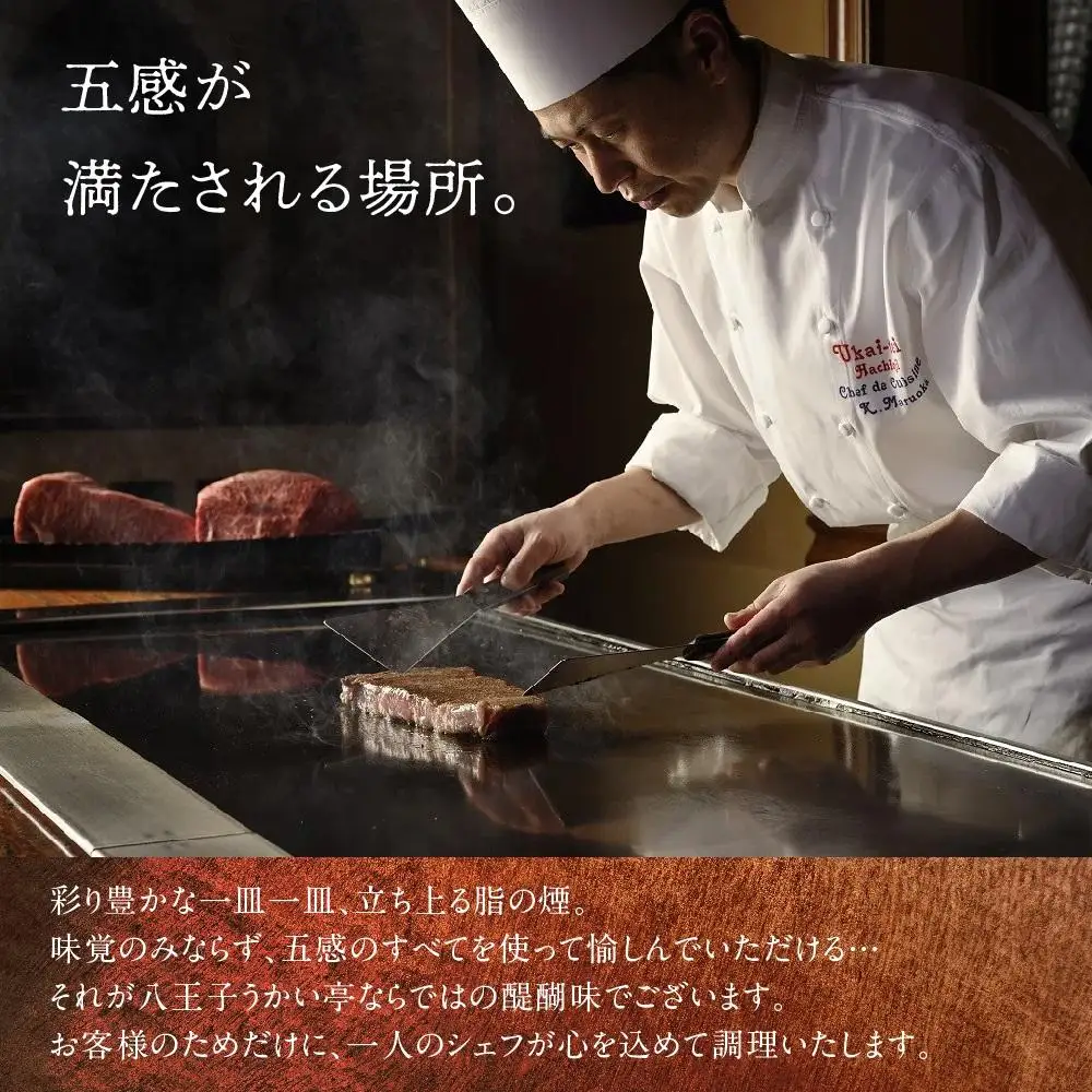 八王子うかい亭ふるさと納税おもてなしコース（2名様）| 食事券 東京 レストラン 鉄板 食事券