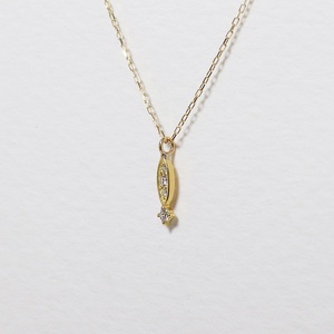 K18 0.04ct ダイヤモンドペンダント　BQ-166