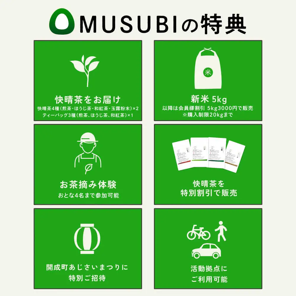 オーナー制度　「OMUSUBI」のオーナー権[BDAT008]