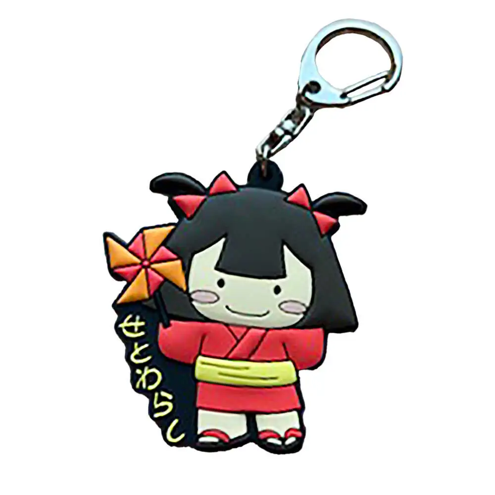 ご当地キャラクターあじさいちゃん 3個セット＋せとわらしグッズ 1個　キーホルダーセット【開成町商工振興会】[BDAY010]