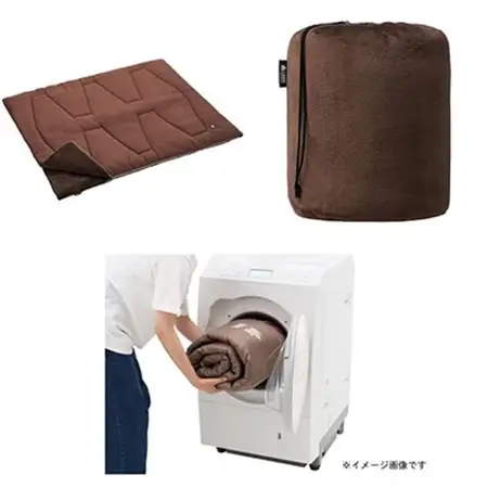 丸洗いソフトタッチシュラフ・-4　アウトドアやキャンプ、防災でも大活躍の寝袋!　72600530【1663746】