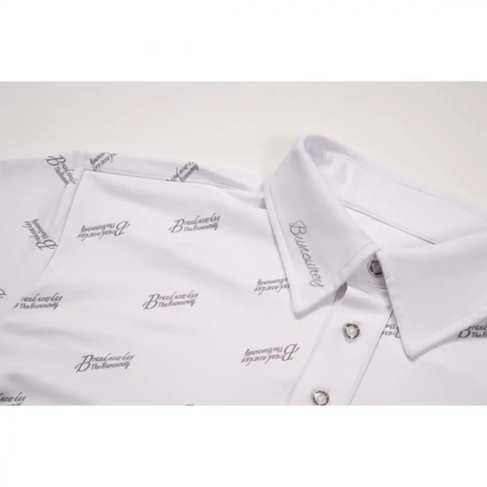 BUNCUREY　ゴルフウェア　≪B≫ロゴ半袖ポロシャツ（BM23SS-01-005）オフ／サイズ3
