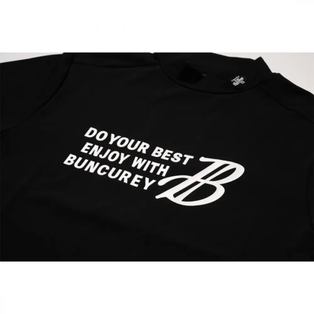 BUNCUREY　ゴルフウェア　バイカラー半袖モックネック（BM23SS-02-007）オフ／サイズ4
