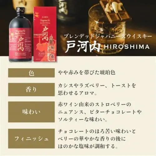 ブレンデットジャパニーズウイスキー戸河内HIROSHIMA700ml【1636396】