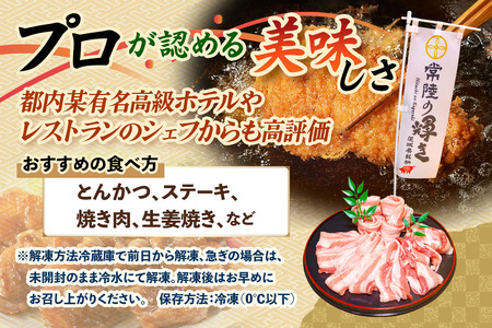 常陸の輝きロース 厚切り500g [1768]