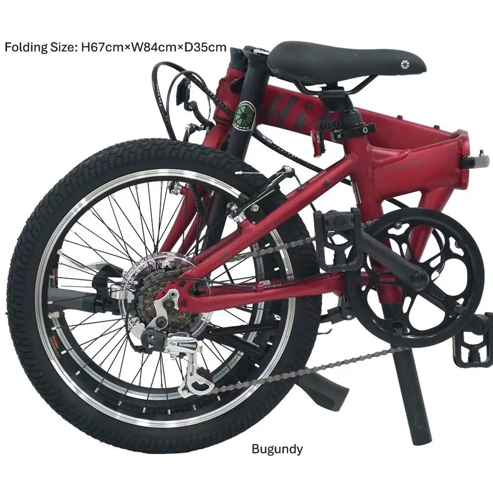 DAHON HIT Limited Edition Burgundy 送料無料 全国配送離島含│自転車 完成品 組み立て不要 通勤 通学 折りたたみ自転車 サイクリング 新生活 武田産業 三重県 四日市市 ふるさと納税